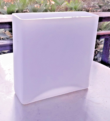 Ligne roset vaso vetro bianco - ligne,