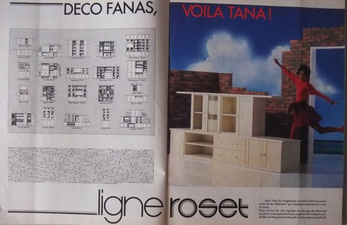 Pubblicità linea roset - roset, mobili